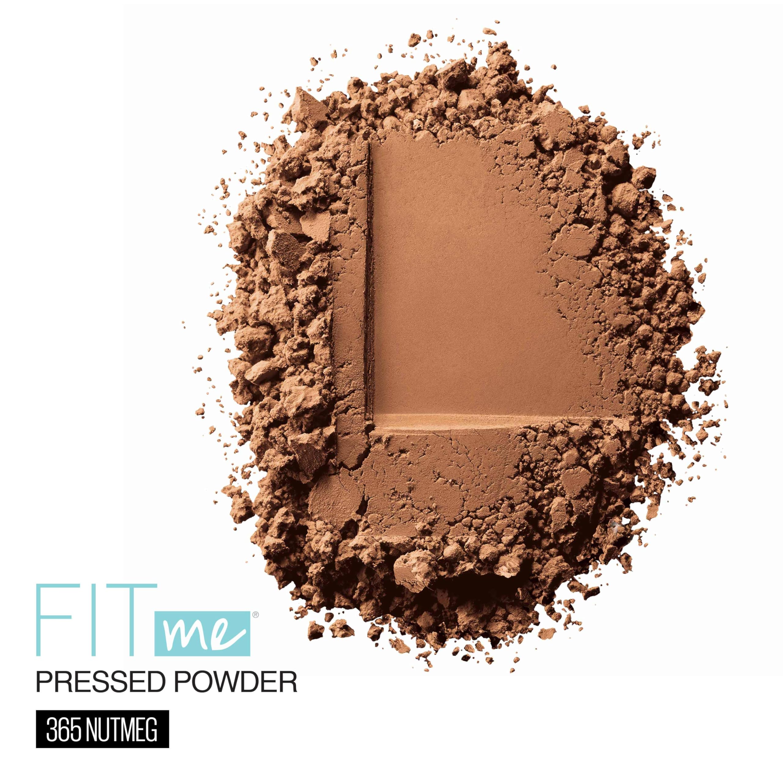 Maybelline Fit Me compact open with pan for seamless setting