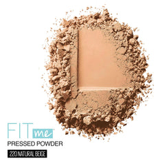 Maybelline compact opened to reveal pressed powder and included applicator for quick touch-ups