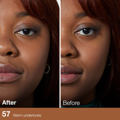 Maybelline Fit Me texture swirl demonstrating smooth blendability benefit