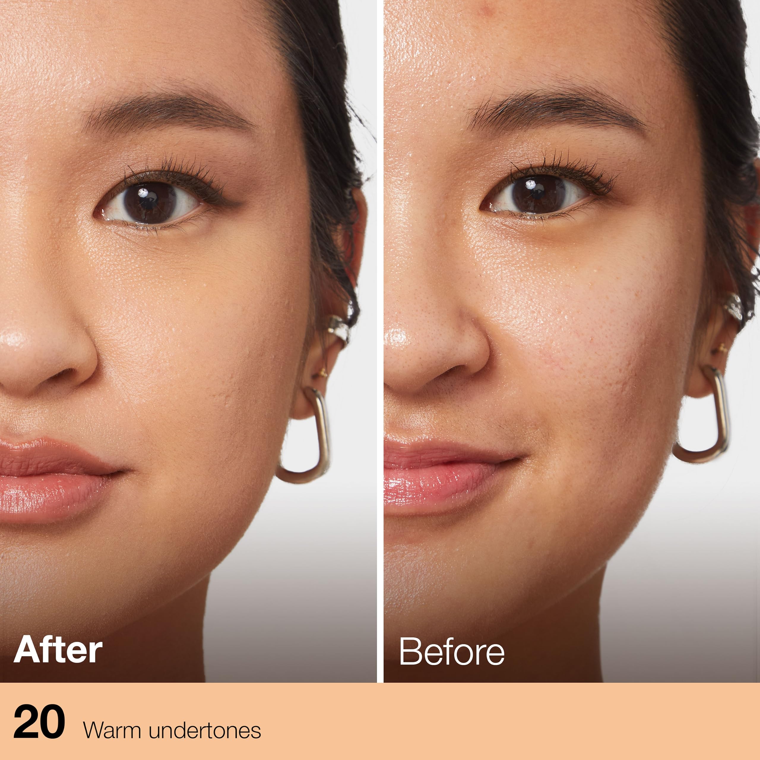 Maybelline Fit Me concealer texture swatch demonstrating blendability benefit