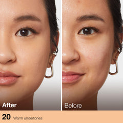 Maybelline Fit Me concealer texture swatch demonstrating blendability benefit