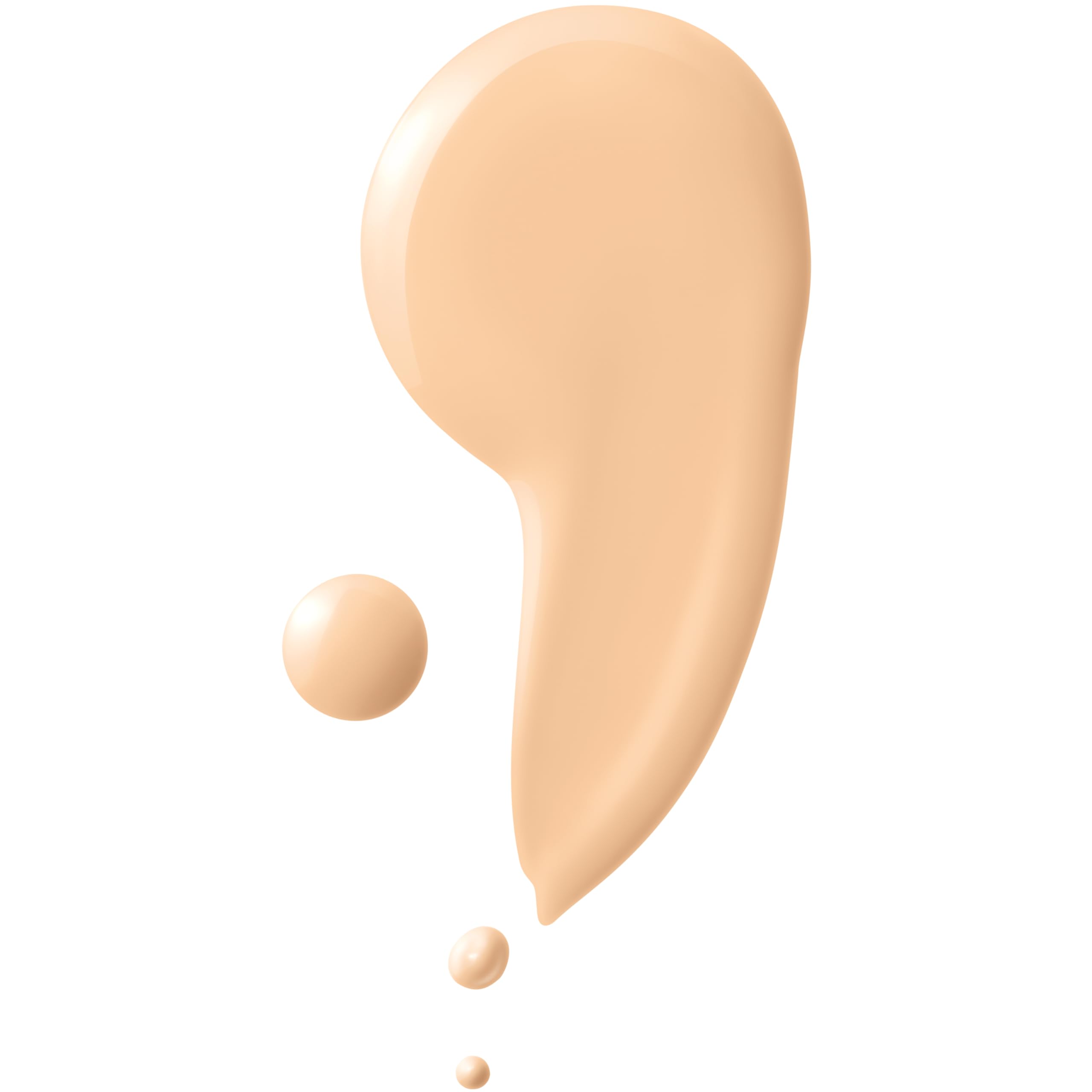 Maybelline blended with sponge showing buildable coverage and seamless finish benefit