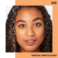 Maybelline arm swatches showing Golden Beige shade and match range