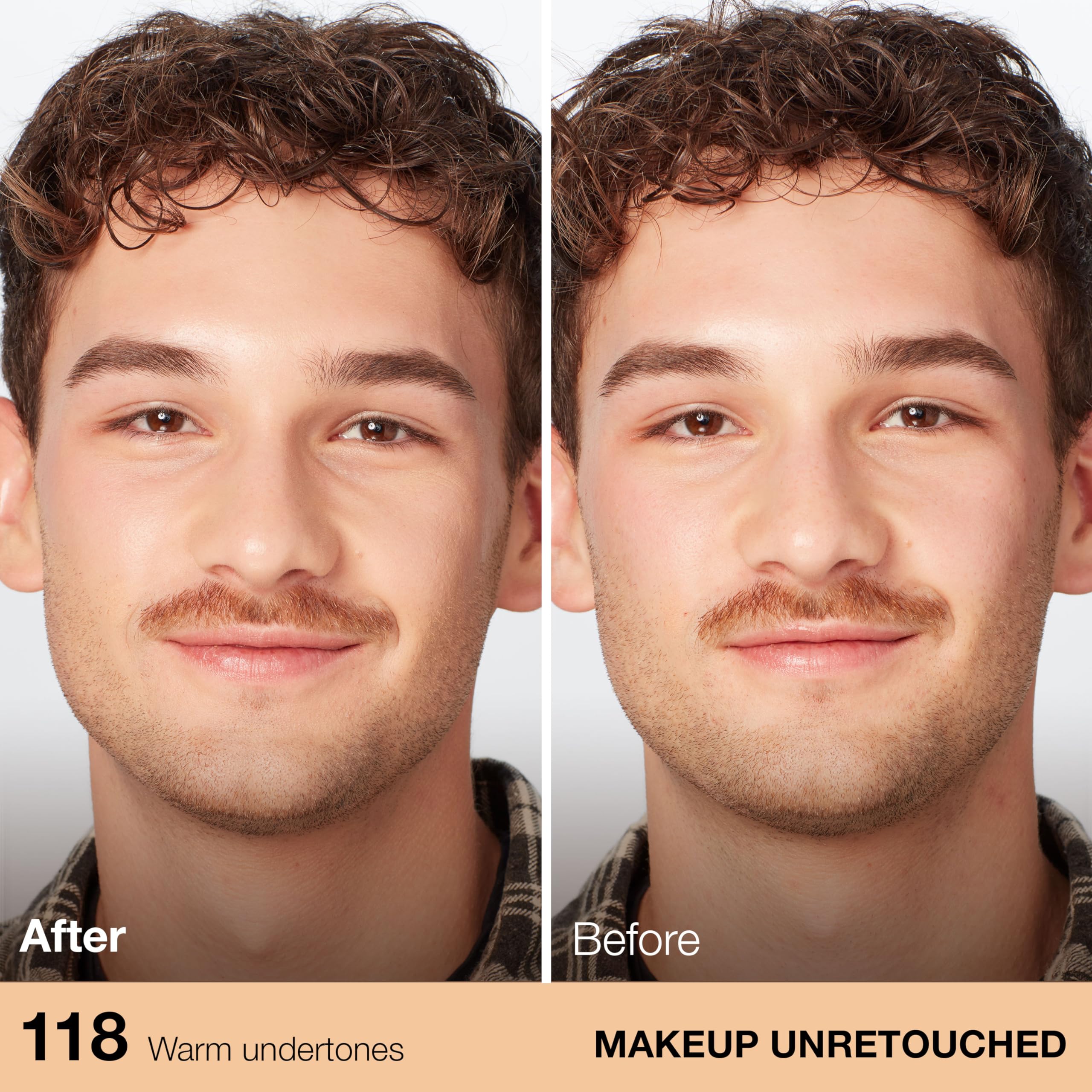 Maybelline foundation texture close-up showing hydrating, smooth finish benefit