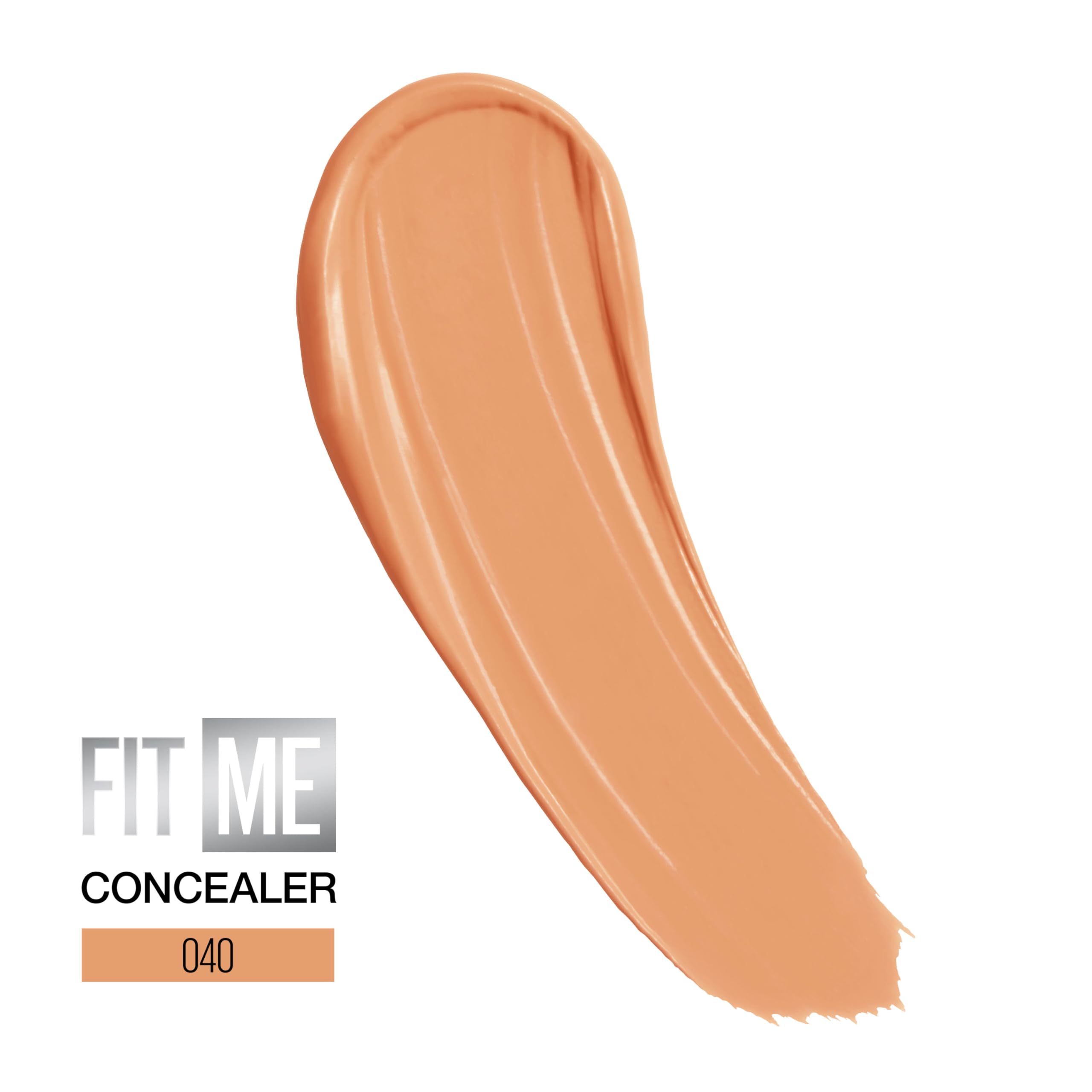 Maybelline Fit Me doe-foot applicator showing product pickup for precise application benefit control