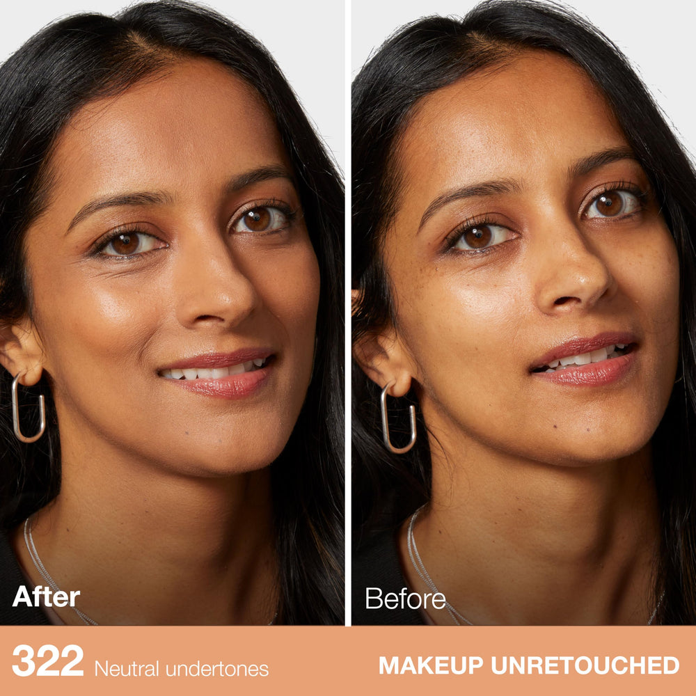 MAYBELLINE close-up texture shot showing smooth, blendable finish