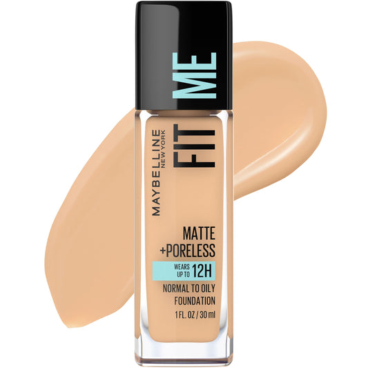 MAYBELLINE front packaging showing bottle and label, clear product identity and benefit