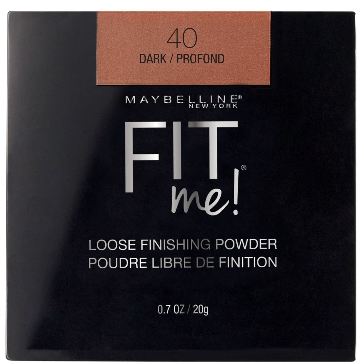 MAYBELLINE front packaging showing product name and shade for easy identification
