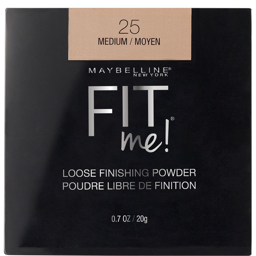 MAYBELLINE jar front view showing medium shade and clean packaging benefit: easy shade ID