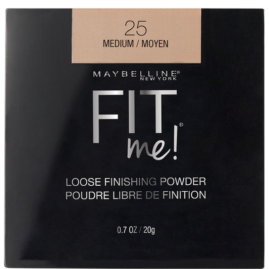 MAYBELLINE jar front view showing medium shade and clean packaging benefit: easy shade ID