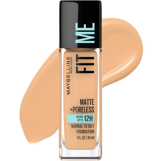 MAYBELLINE front packaging showing shade Natural Buff and benefit matte finish