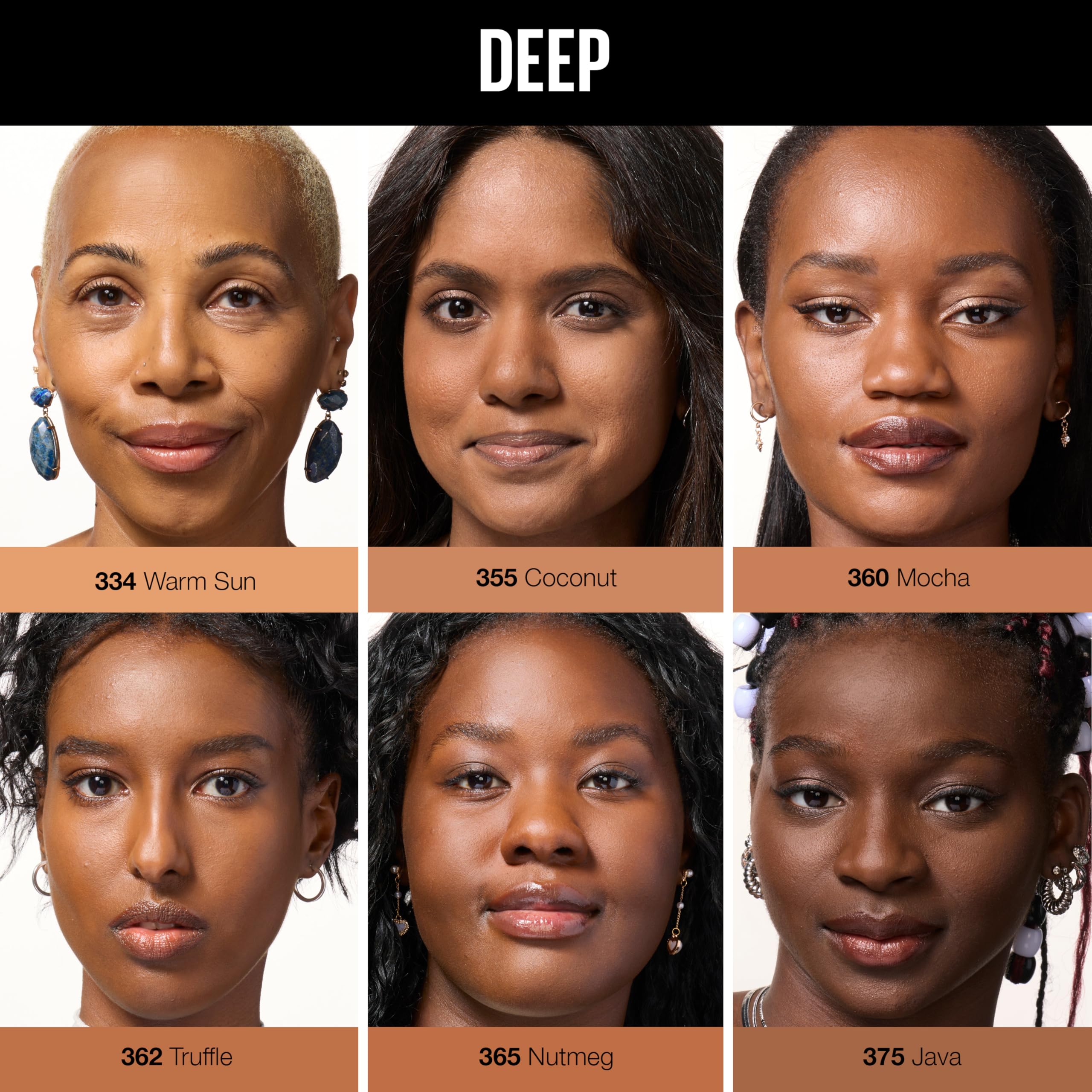 Maybelline powder applied with sponge illustrating easy touch-up benefit