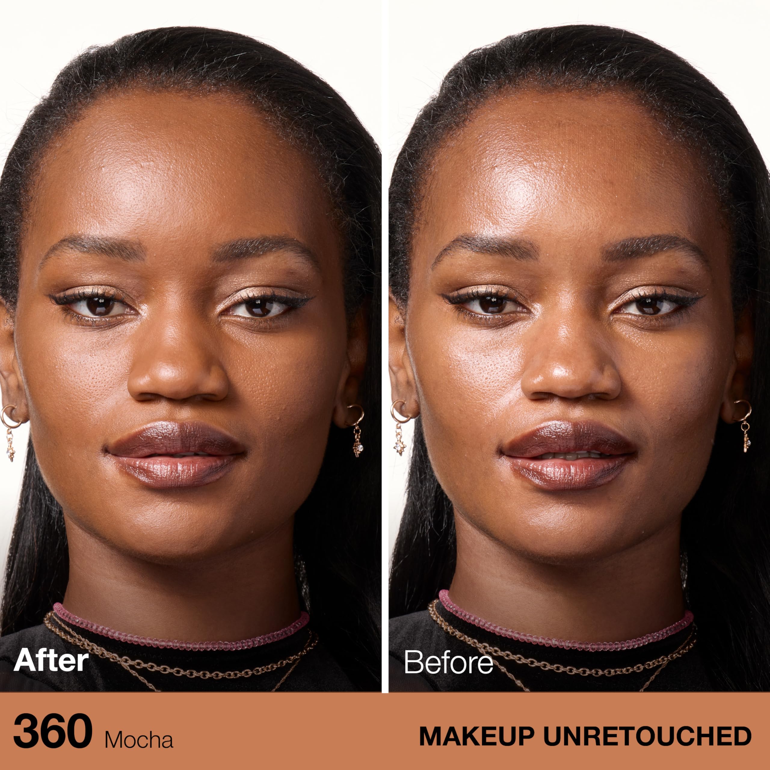 Maybelline powder texture close-up showing matte finish for softer skin look