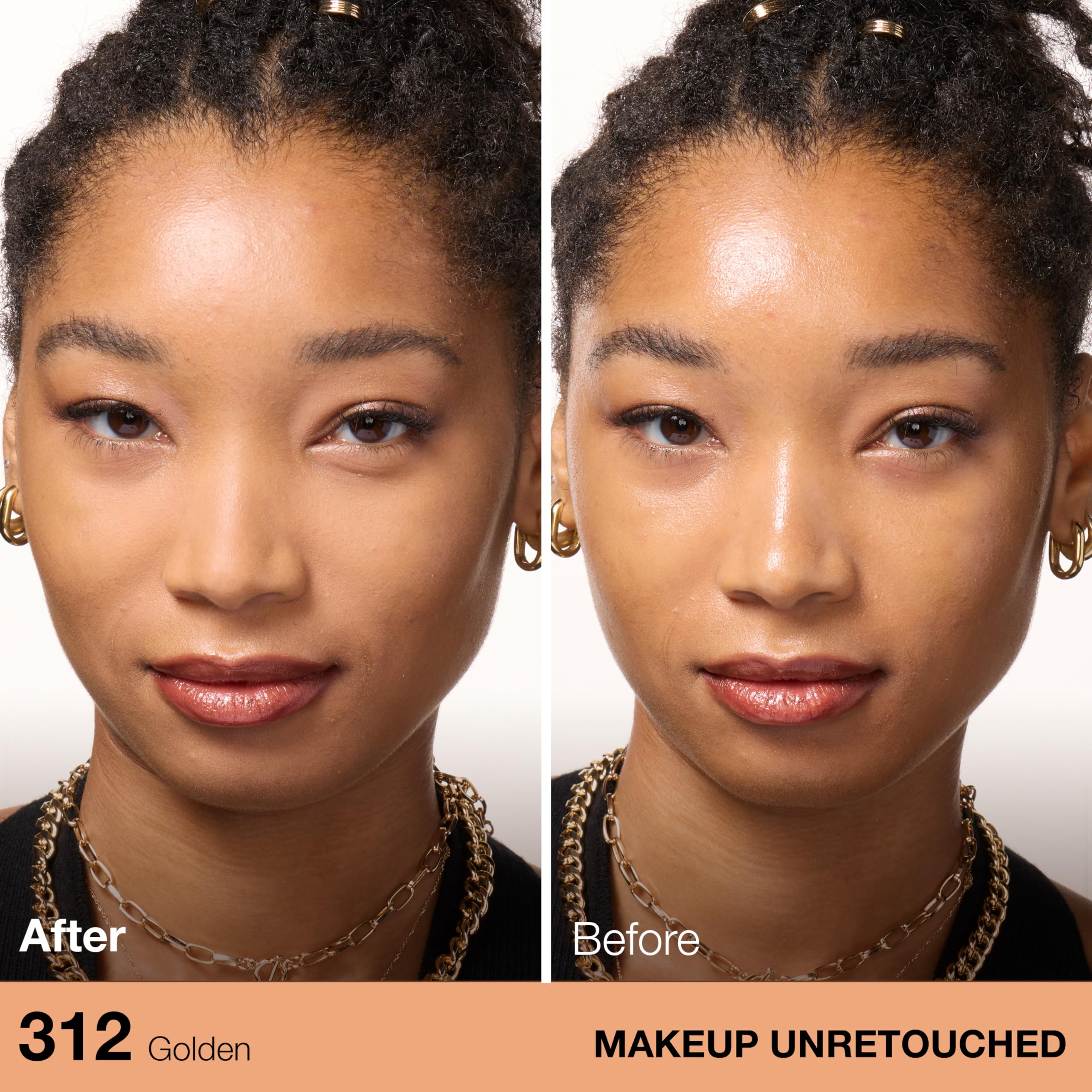 maybelline powder texture close-up revealing fine milled finish for smooth skin