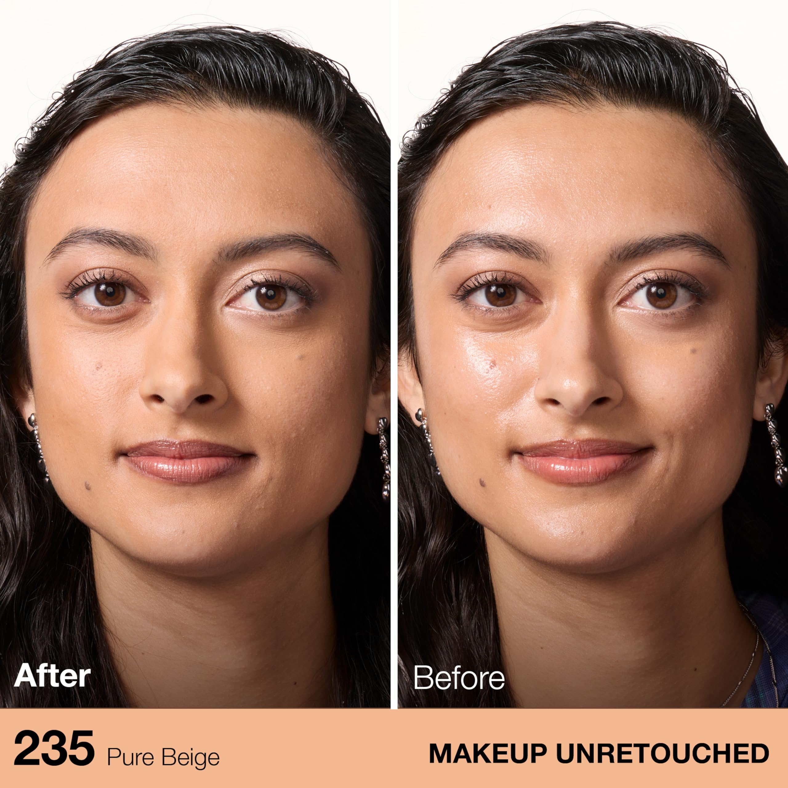 Maybelline Fit Me powder texture close-up displaying fine-milled finish and smooth coverage