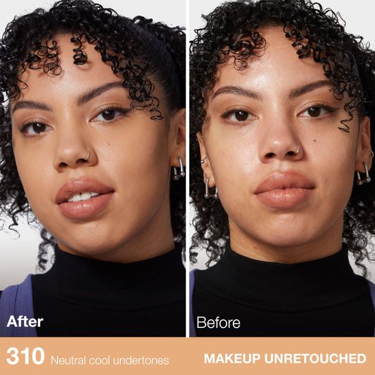 MAYBELLINE foundation texture close-up highlighting smooth blendability