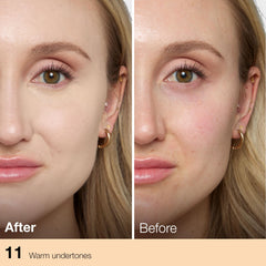 Maybelline Fit Me texture close-up highlighting blendable, oil-free formula