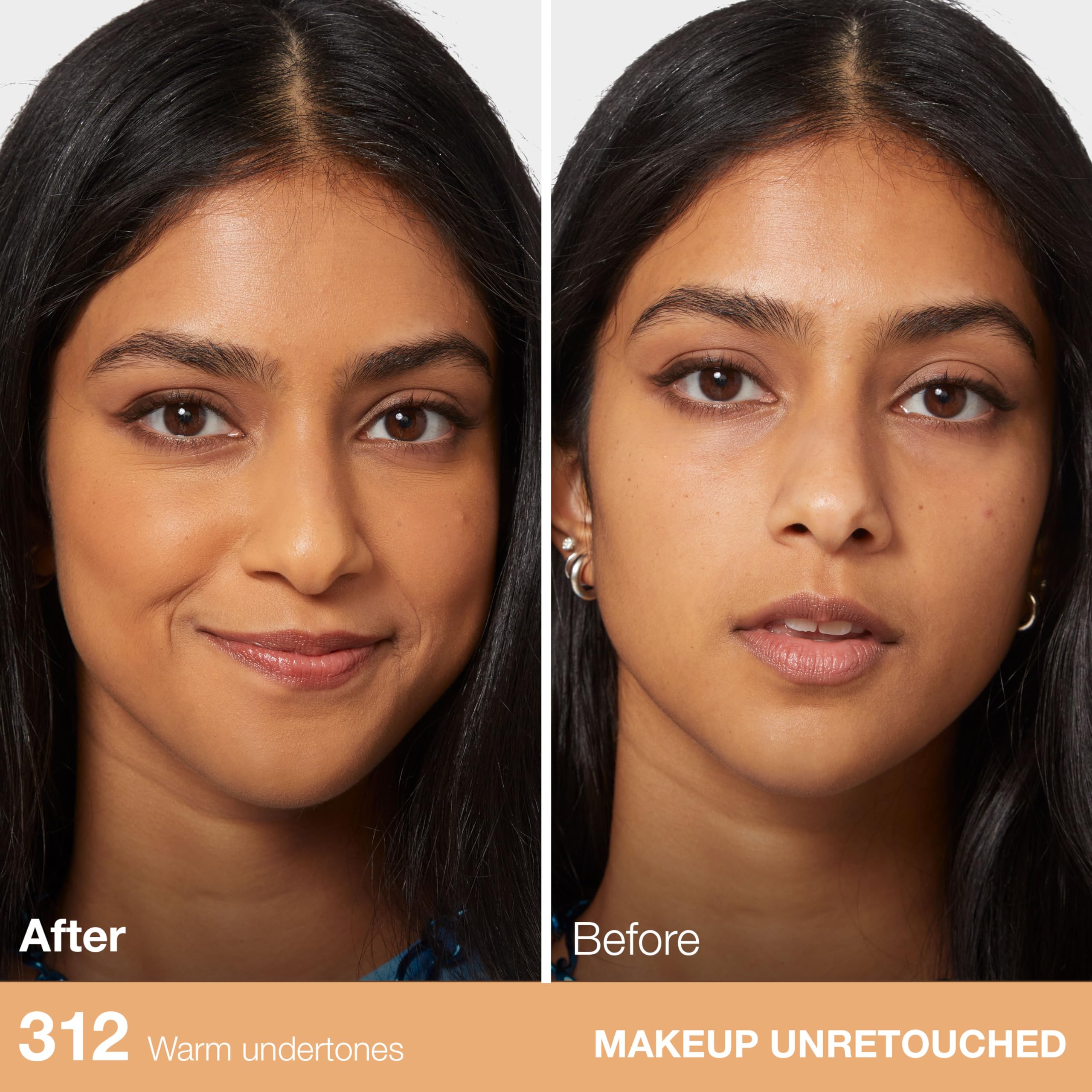 Maybelline texture drop on skin showing smooth formula and lightweight feel