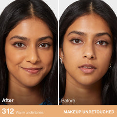 Maybelline texture drop on skin showing smooth formula and lightweight feel