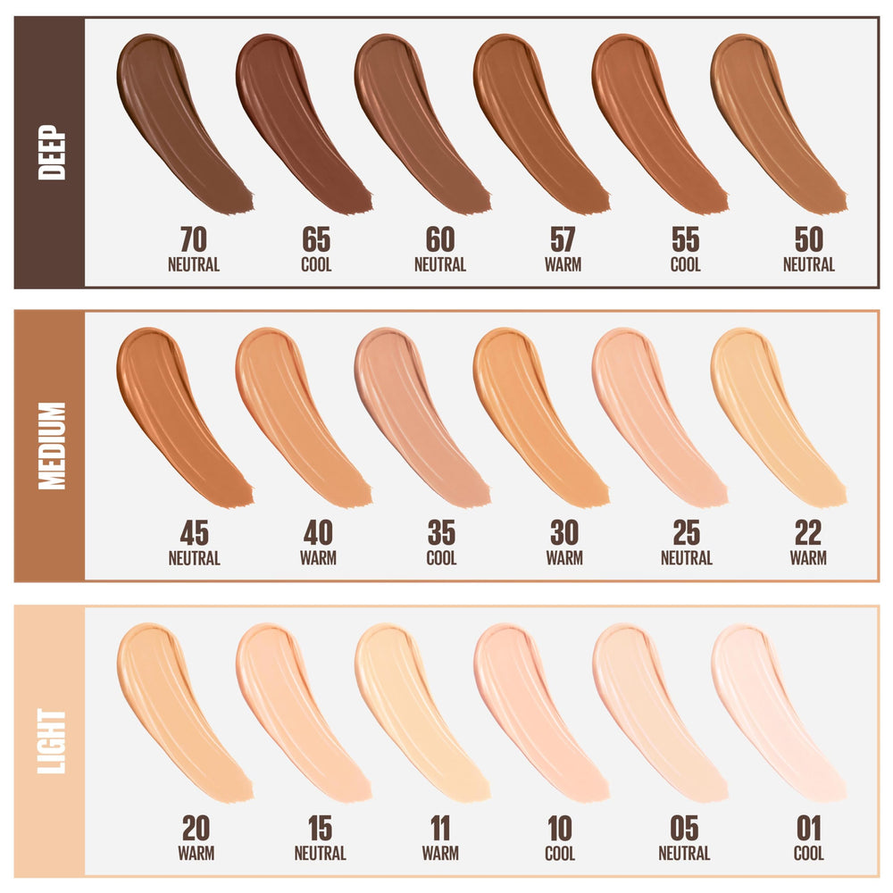 MAYBELLINE under-eye application demonstration, smooth brightening without creasing