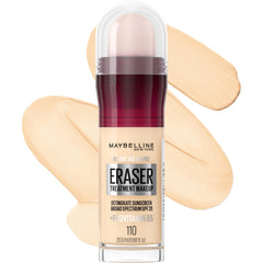 Maybelline front packaging showing foundation bottle and SPF benefit