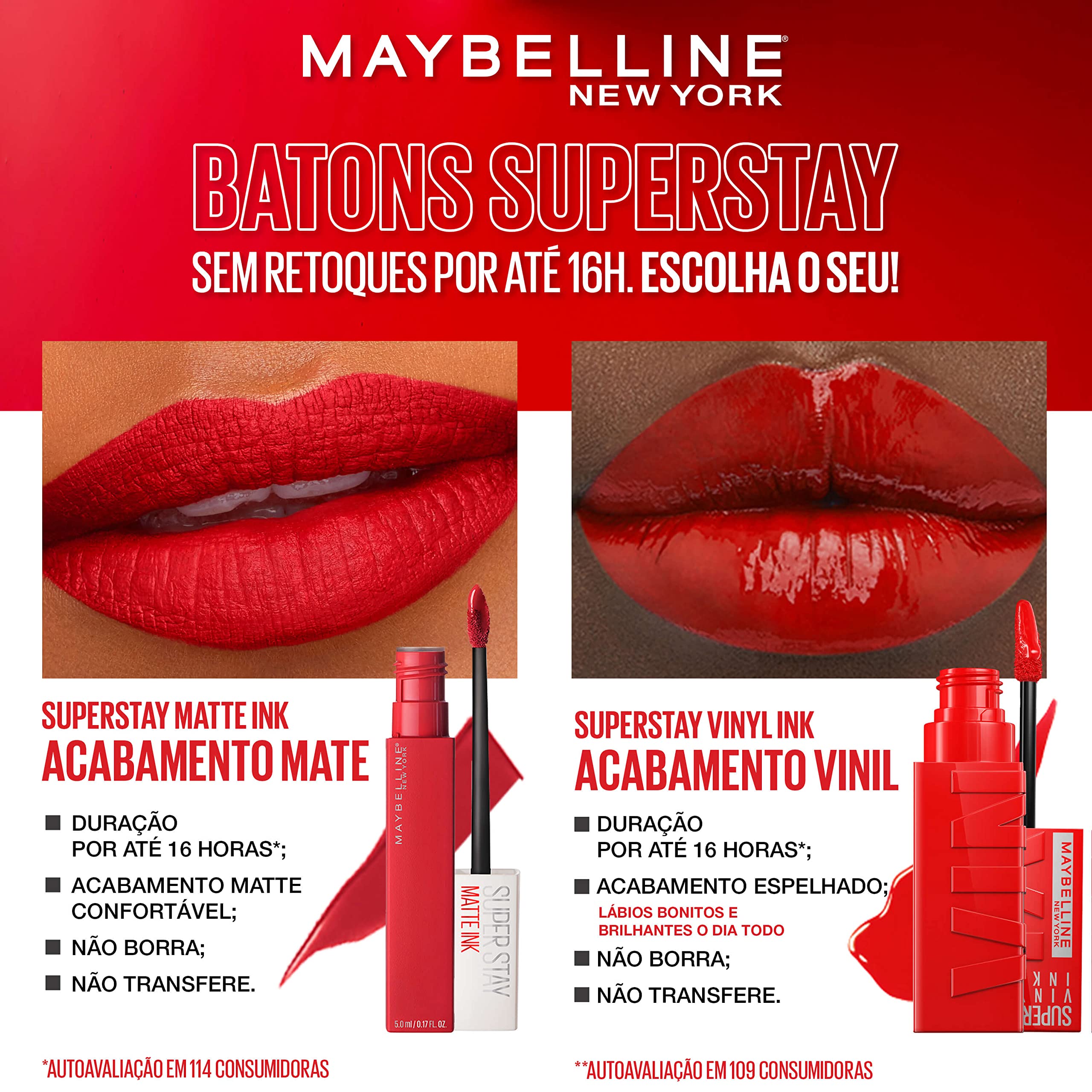 Maybelline Founder next to ruler for size comparison and travel-friendly benefit