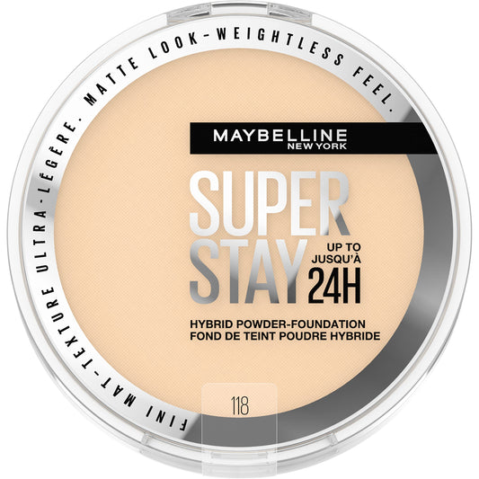 Maybelline front compact 118 showing product packaging and portability benefit