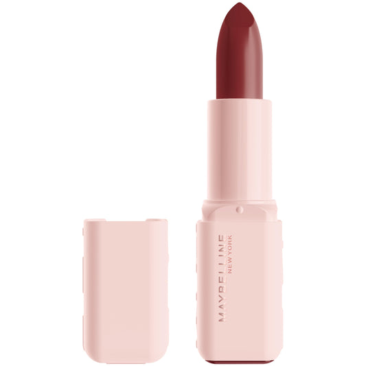 MAYBELLINE front packaging showing shade and satin finish for quick selection