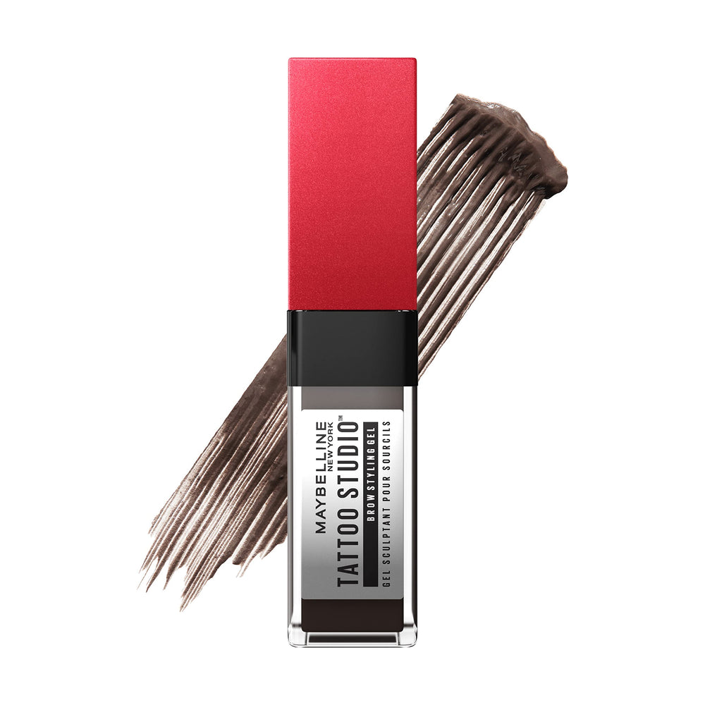 MAYBELLINE front packaging medium brown showing shade and branding for selection benefit