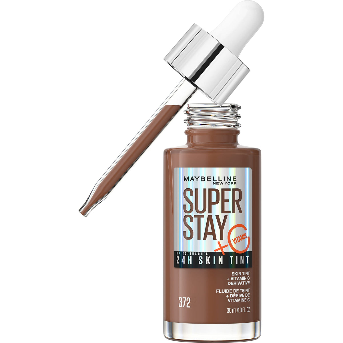Maybelline front packaging showing shade 372 for easy identification and purchase