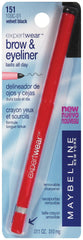 Maybelline pencil front view showing slim mechanical design and precise tip for effortless definition