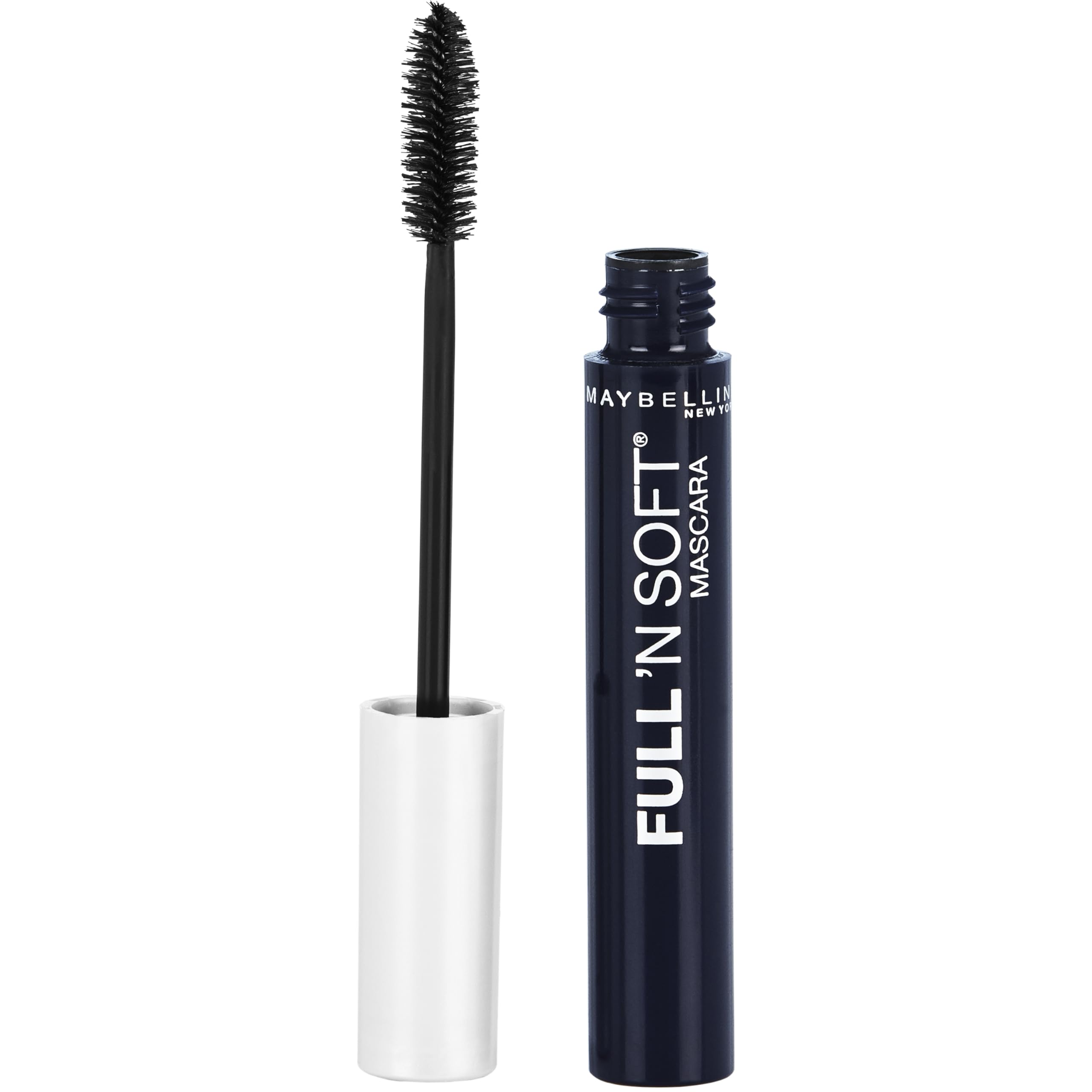 Maybelline front packaging showing product and shade very black for bold lashes