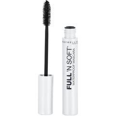 Maybelline front packaging showing sleek waterproof mascara and product benefit
