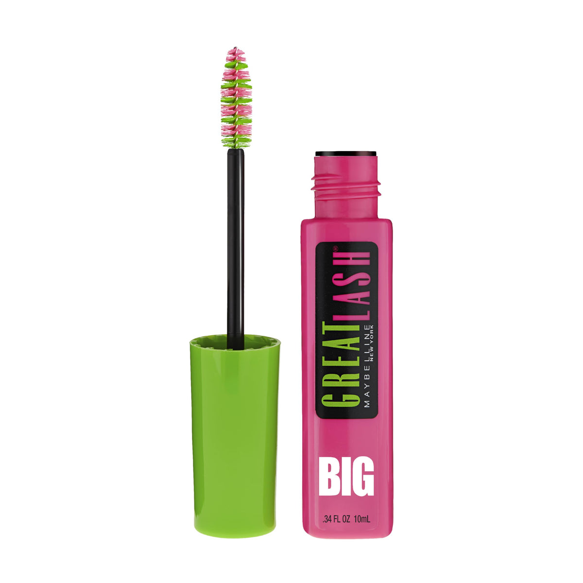 Maybelline tube front view showing product branding and shade benefit
