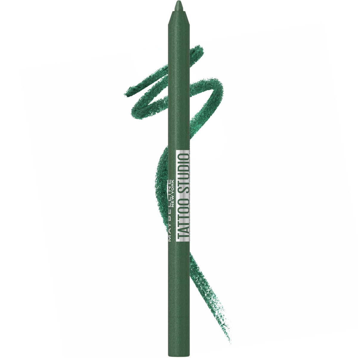Maybelline hunter green front packaging showing product and shade