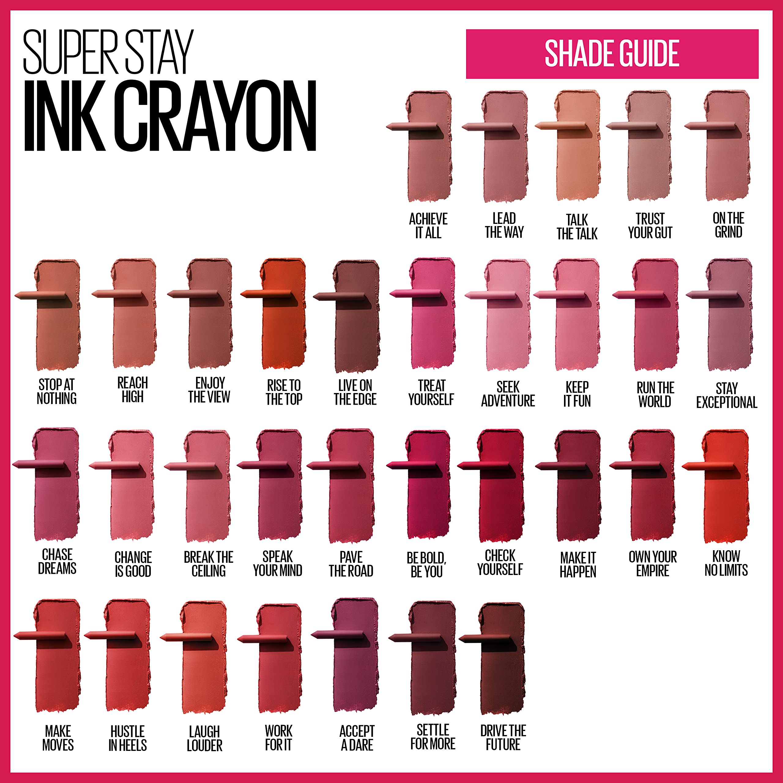MAYBELLINE Hustle In Heels swatch on forearm showing true color payoff and opacity
