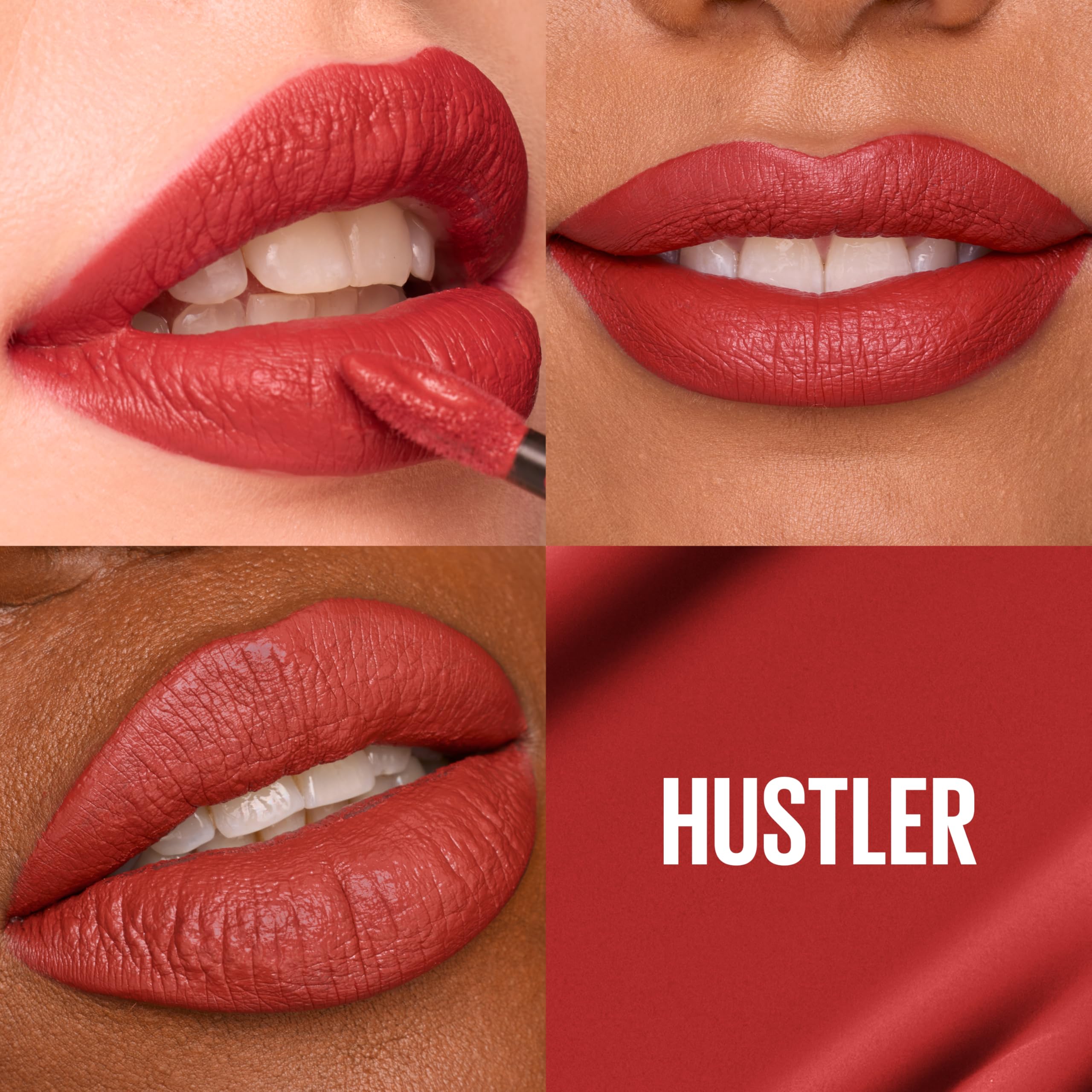 Maybelline Hustler arrow applicator close-up for precise application