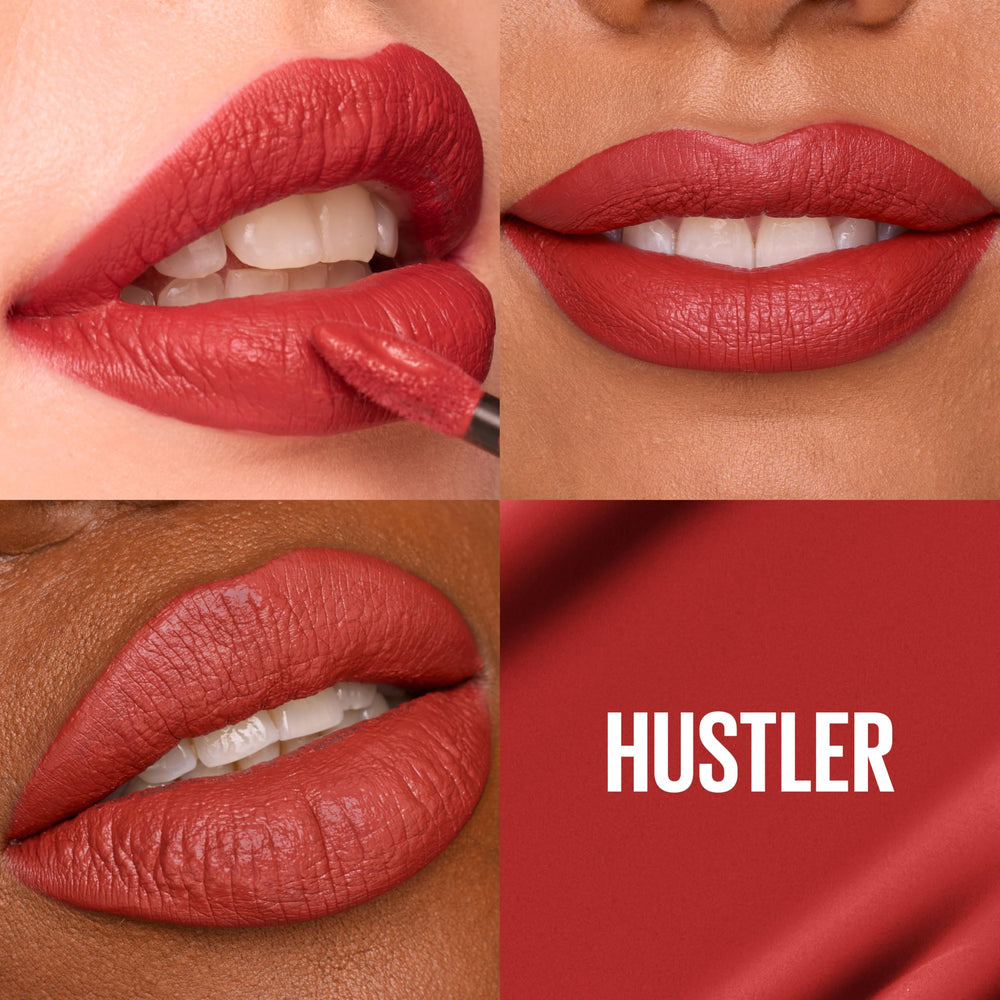 Maybelline Hustler arrow applicator close-up for precise application