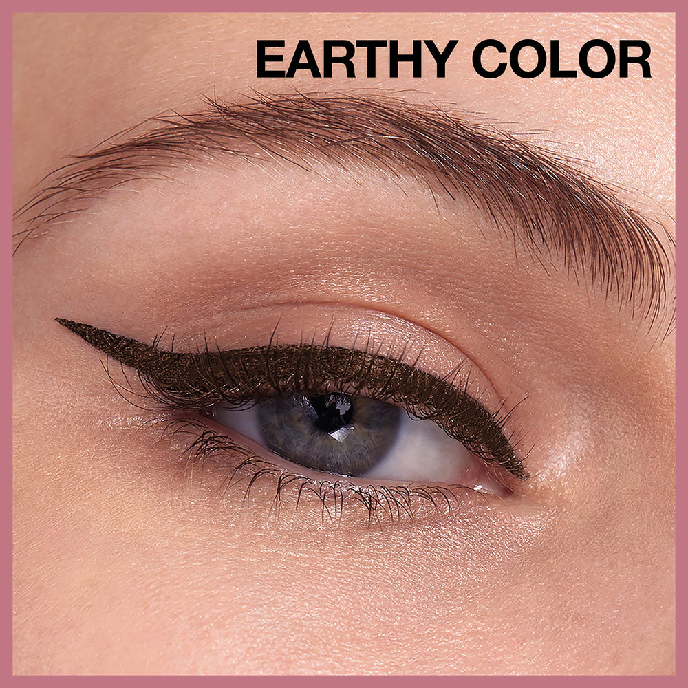 Maybelline applicator with cap off highlighting flexible brush and precision