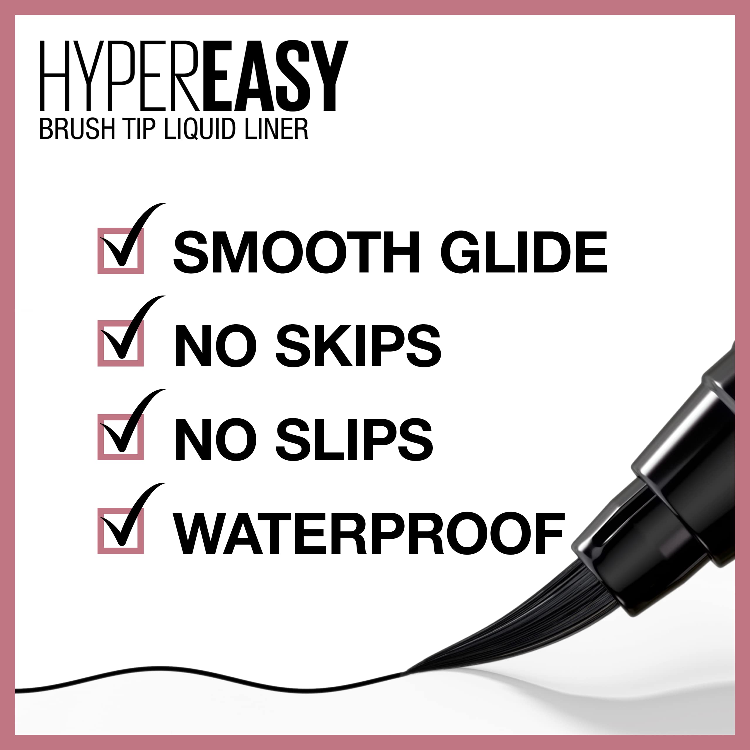 Maybelline hexagonal grip detail providing steady hold and better control