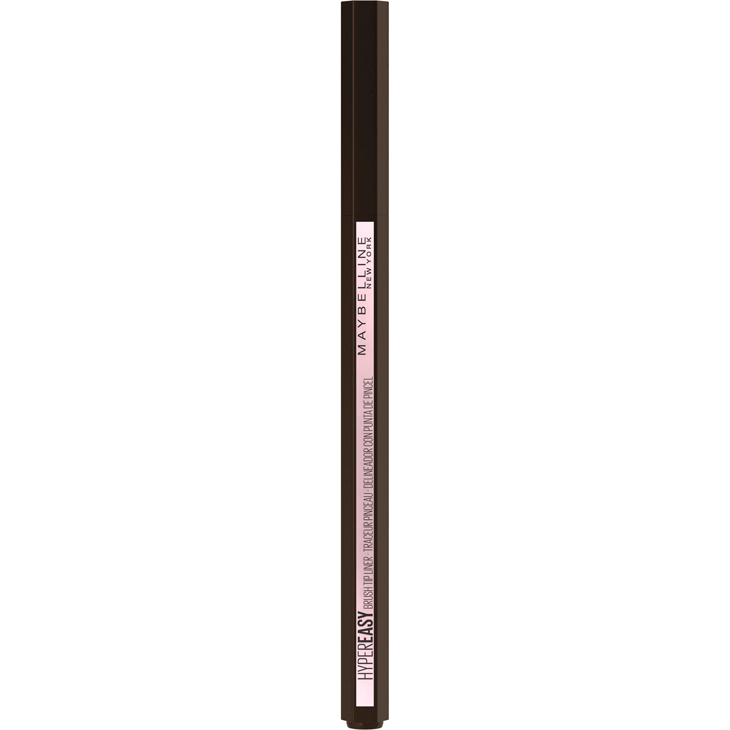 Maybelline model wearing subtle brown liner for natural everyday definition