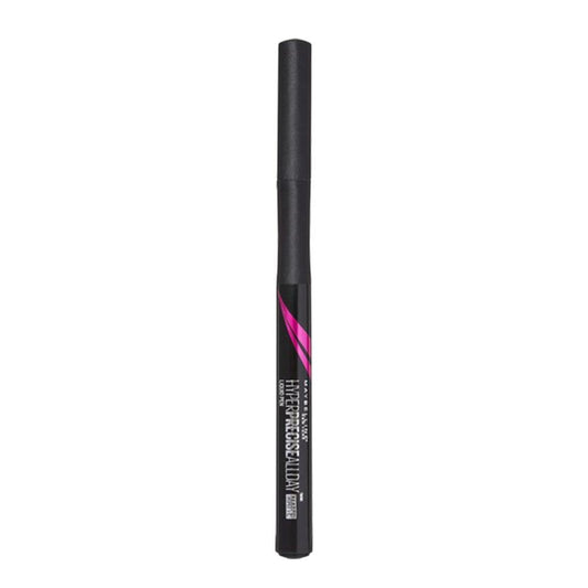 MAYBELLINE close-up of tapered applicator tip showing precision for thin and bold lines