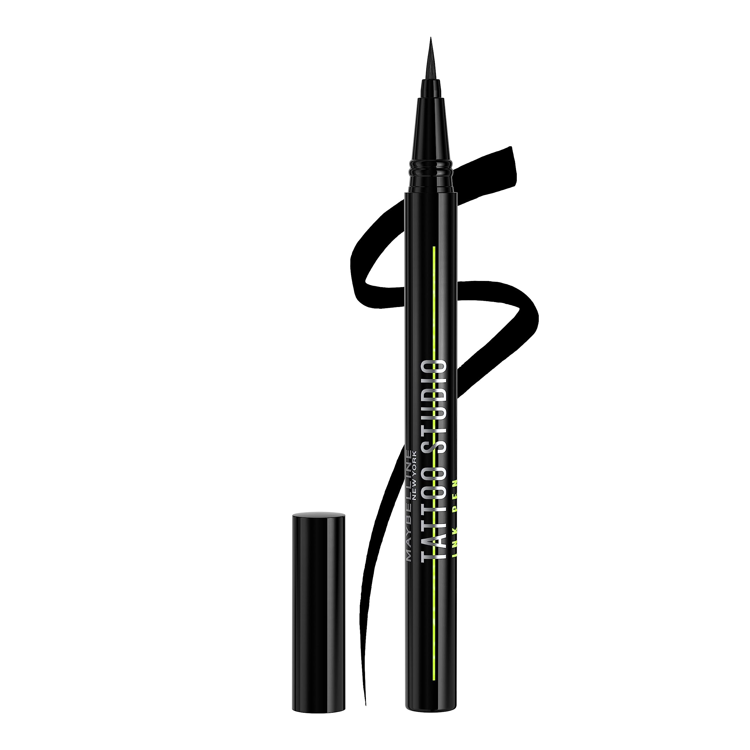 Maybelline ink pen front packaging showing product and matte-black color benefit