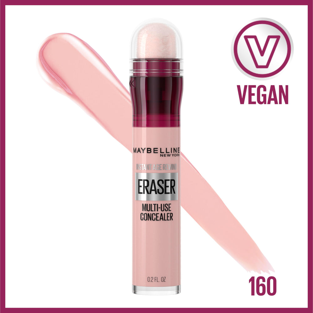 MAYBELLINE close-up of the soft sponge applicator delivering controlled concealer for precise blending