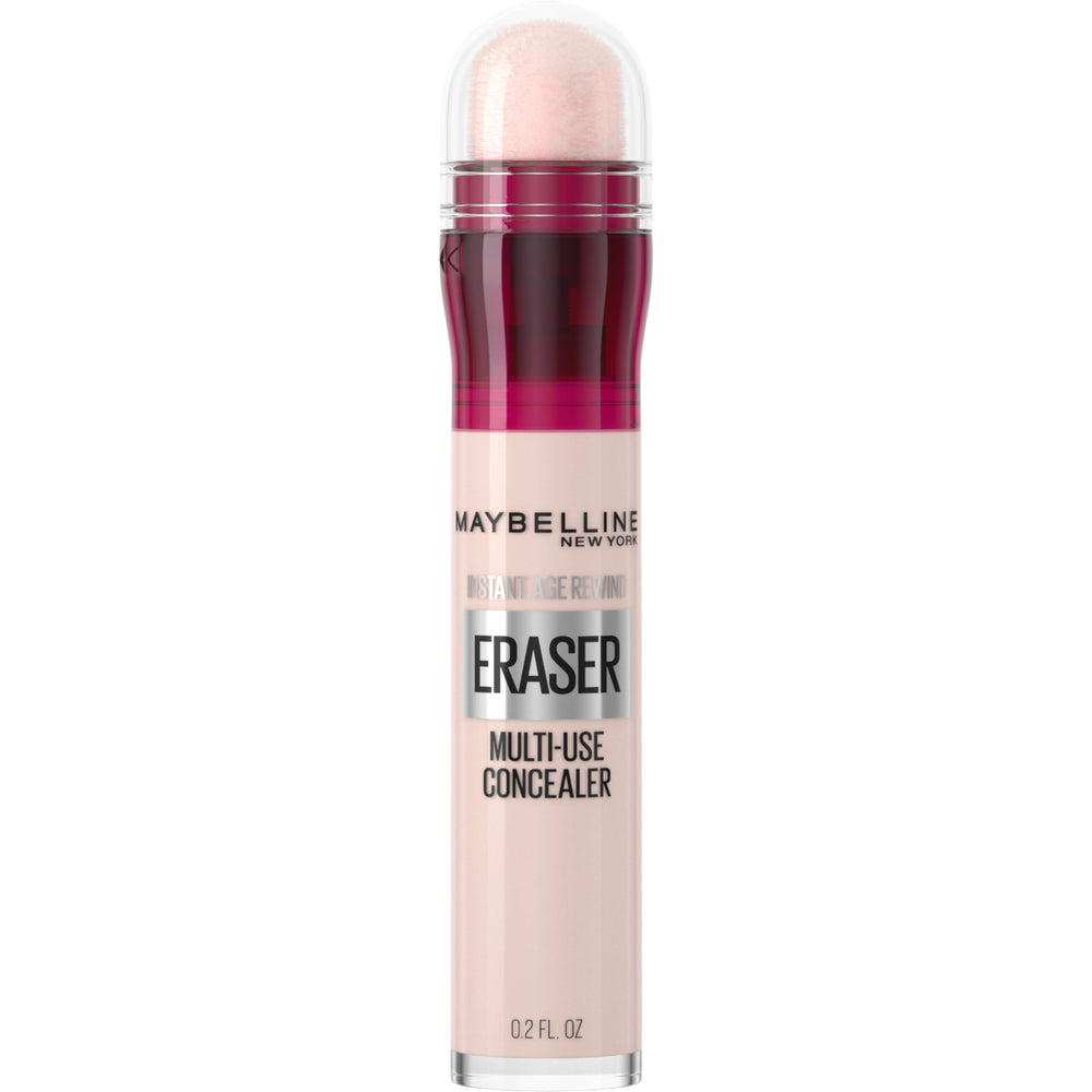 Maybelline front packaging showing compact concealer and shade label benefit brightening