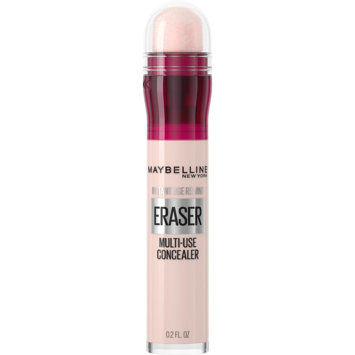 Maybelline front packaging showing compact concealer and shade label benefit brightening