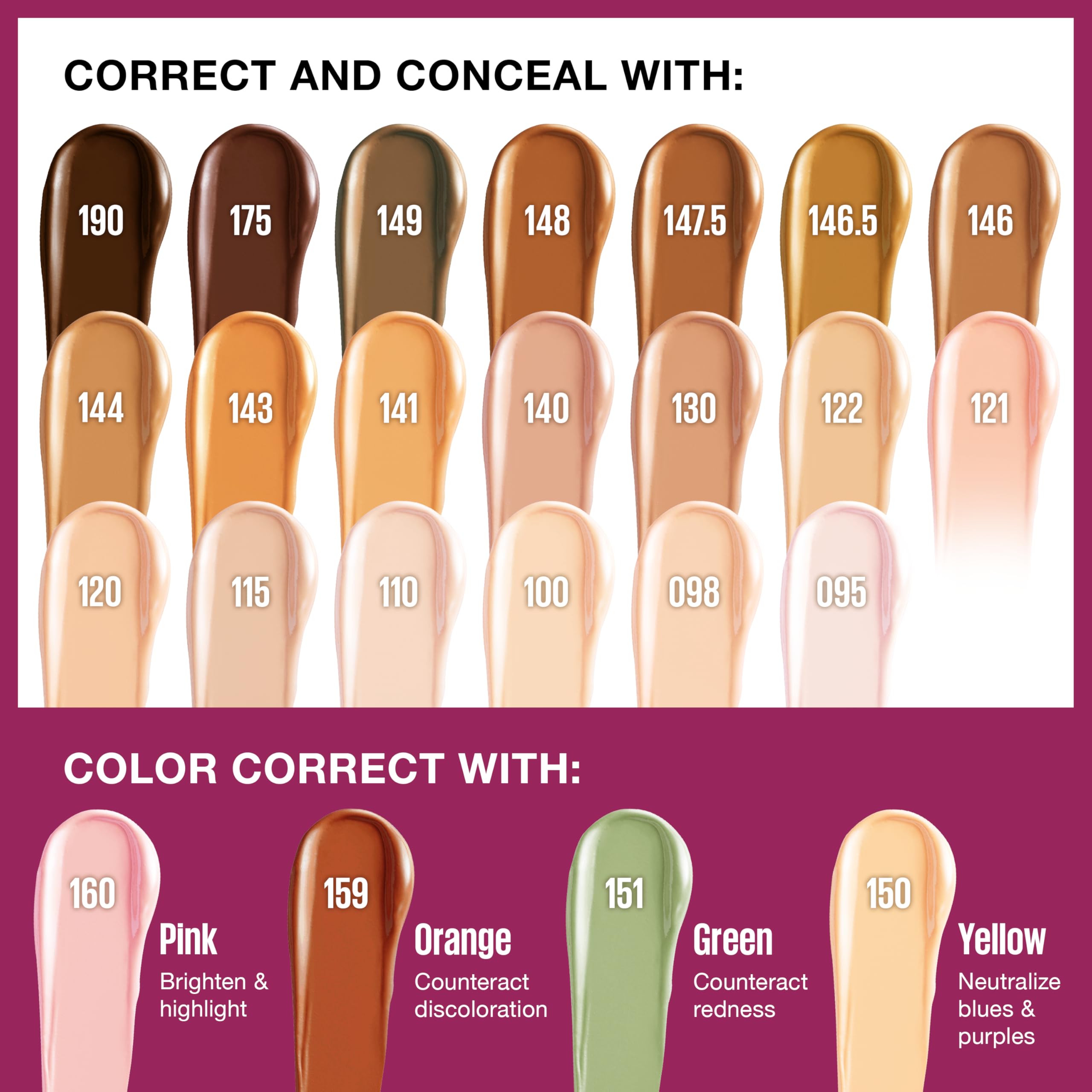 Maybelline beside a coin to show size and convenient travel-ready benefit