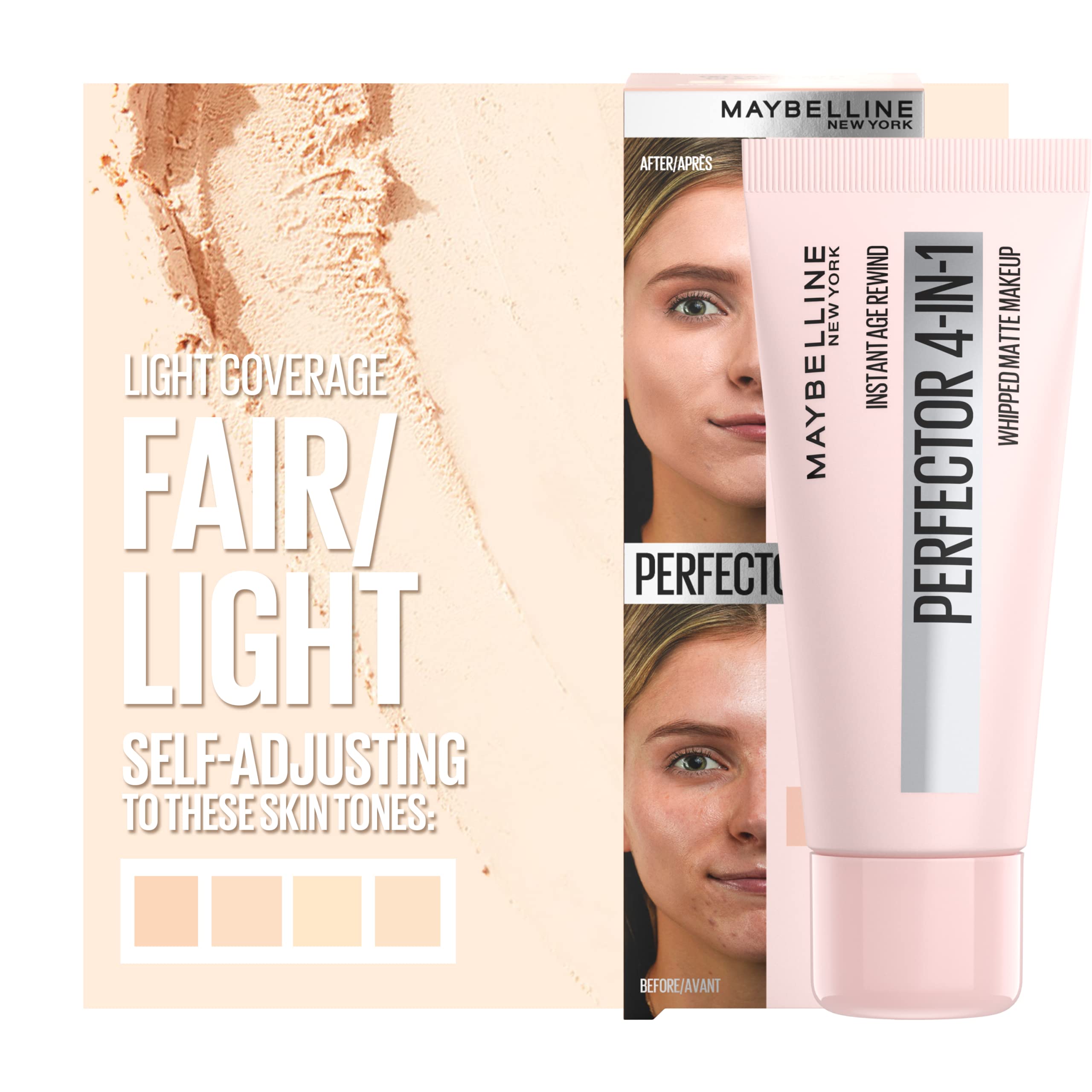 Maybelline Instant Age Rewind held in hand to show product size and portability