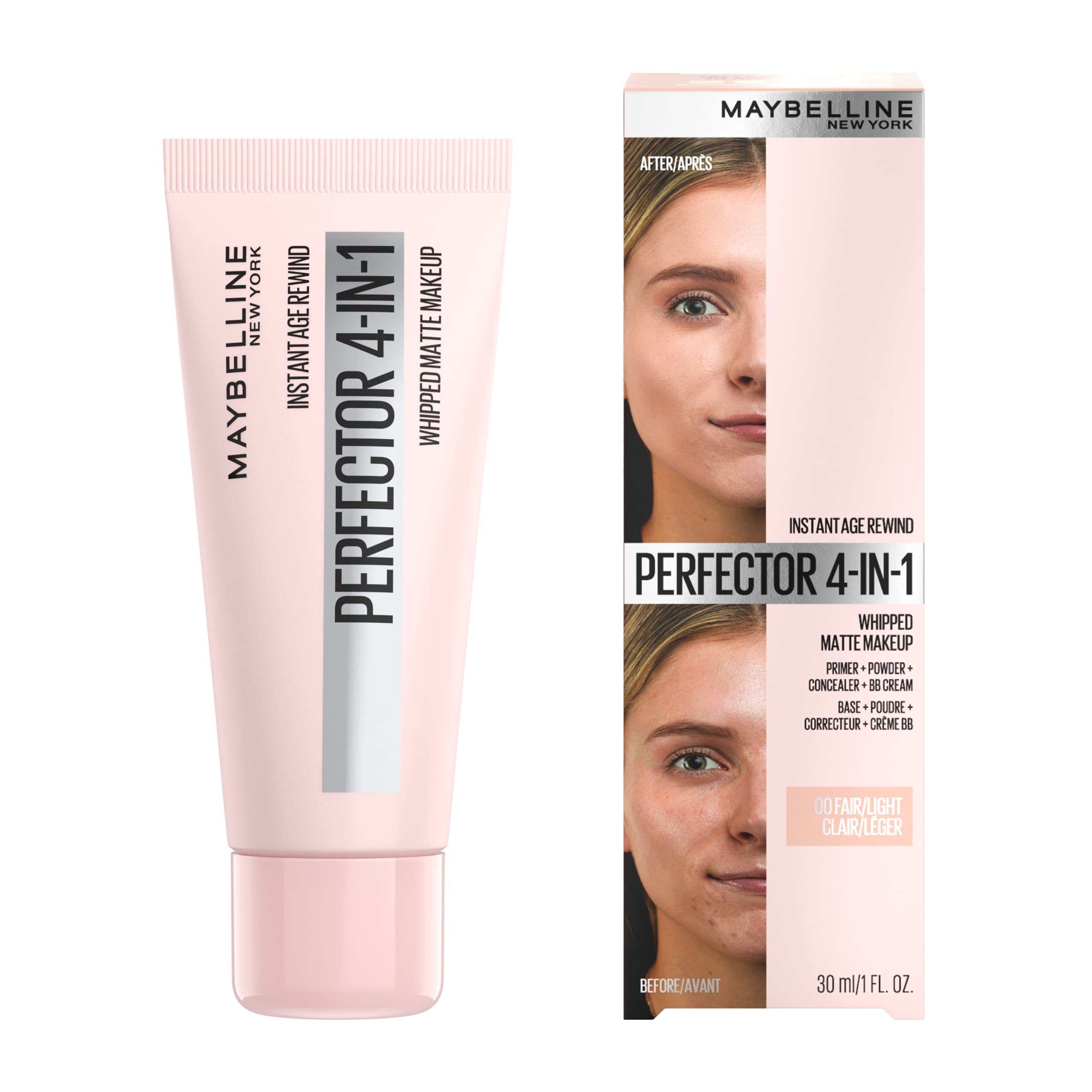 Maybelline Instant Age Rewind whipped texture close-up highlighting blurring finish