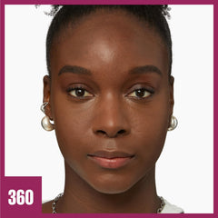 Maybelline foundation texture swiped on skin for smooth blurring effect